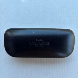 Coach Eyewear Case Unisex OS Black Hard Clamshell Logo Sunglasses Protector